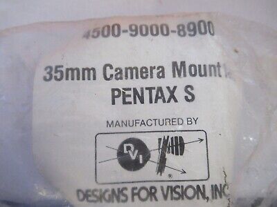 PENTAX 4500-9000-8900 35mm CAMERA MOUNT MICROSCOPE OPTICS AS PICTURED &85-B-78