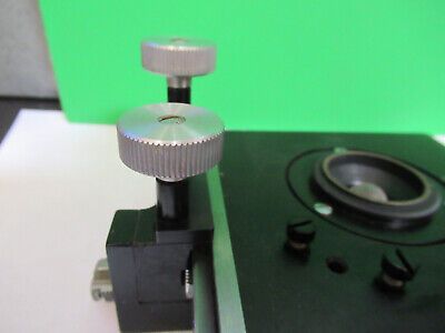 VINTAGE OLD XY STAGE TABLE AO SPENCER MICROSCOPE PART AS PICTURED &Q9-A-40