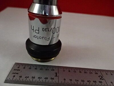 MICROSCOPE WILD HEERBRUGG SWISS OBJECTIVE 100X  PH PHASE OPTICS AS IS M#BLKWD3