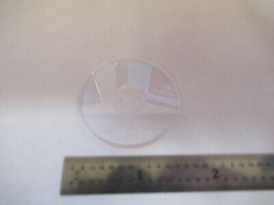 OPTICAL BK7 GLASSROUND PL-CC CENTRE LENS MIL-SPEC OPTICS AS PICTURED &27-B-20