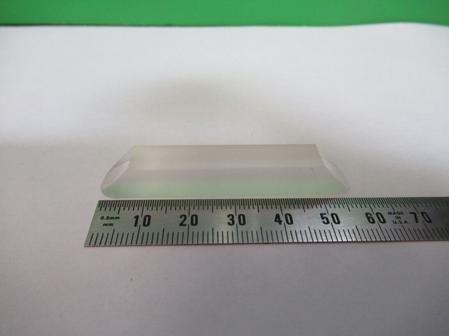 OPTICAL RECTANGULAR GLASS PRISM MIL SPEC OPTICS AS PICTURED Z5-C-31