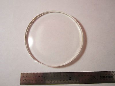 OPTICAL CONVEX LENS [some chips on edge] LASER OPTICS BIN#1-119-B