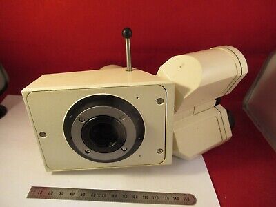 ZEISS GERMANY TRINOCULAR HEAD OPTICS 452910 MICROSCOPE PART AS PICTURED 10-A-11