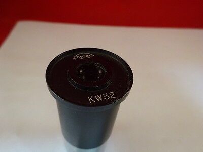 MICROSCOPE PART EYEPIECE OCULAR TIYODA JAPAN KW32 OPTICS AS IS #AO-23