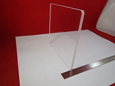 OPTICAL FUSED SILICA GLASS THICK PLATE OPTICS AS IS #91-104