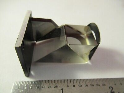 VICKERS ENGLAND MOUNTED GLASS PRISM optics MICROSCOPE PART AS PICTURED &FT-6-07