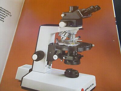 ORIGINAL BOOKLET LEITZ WETZLAR GERMANY LABORLUX 12 MICROSCOPE PART AS PICTURED