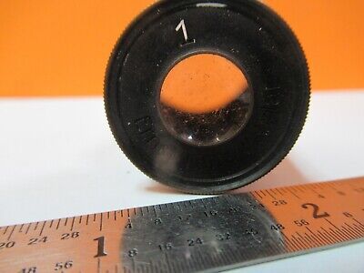 ANTIQUE ERNST LEITZ WETZLAR EYEPIECE "1" MICROSCOPE PART AS PICTURED &A3-B-88