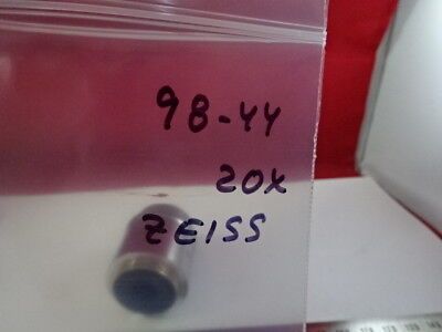 ZEISS GERMANY OBJECTIVE NEOFLUAR HD 20X EPI MICROSCOPE PART OPTICS &98-44