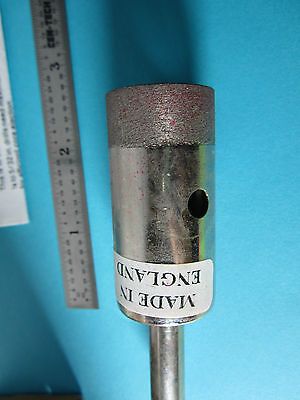 OPTICAL TOOL GLASS DIAMOND DRILL 1" DIAMETER MADE IN ENGLAND OPTICS BIN#30-03