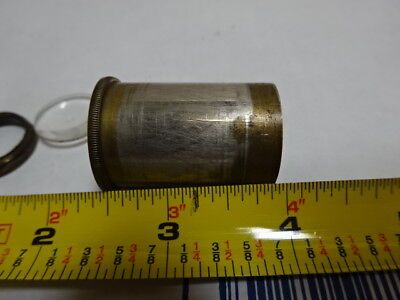 FOR PARTS BRASS ANTIQUE EYEPIECE LENS FRANCE OPTICS AS IS #96-92A