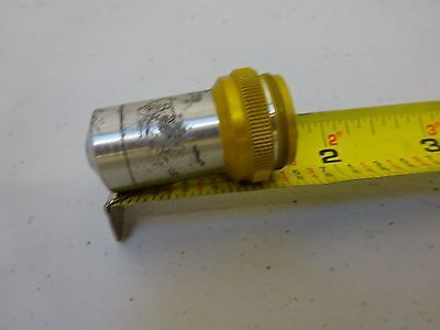 MICROSCOPE PART OBJECTIVE BAUSCH LOMB 43X OPTICS AS IS BIN#P4-B-21