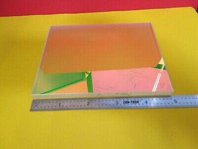 OPTICAL COHERENT COATED FLAT PLATTE GLAS BK7 PRO OPTIK WIE ABGEBILDET &amp; FT-6-129