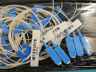 RADIALL FRANCE FIBER OPTICS CABLE LOT OF 10 PIECES PIGTAIL SC GLASS SEAL