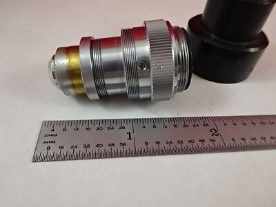 MICROSCOPE PART OBJECTIVE NIKON UNKNOWN OPTICS AS IS #S4-A-08