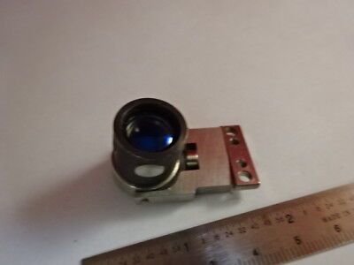 OPTICAL MOUNTED CONVERGING COATED LENS LASER OPTICS AS IS &4B-A-25