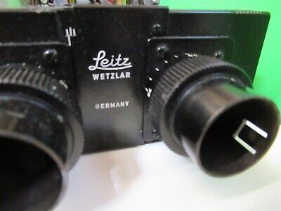 LEITZ DIALUX GERMANY HEAD BINOCULAR MICROSCOPE PART OPTICS AS PICTURED &58-B-22