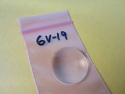 OPTICAL BI CONVEX LENS LASER OPTICS NICE MIL SPEC BIN#6V-19