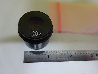 MICROSCOPE PART EYEPIECE OCULAR 20X OPTICS AS IS BIN#W6-38