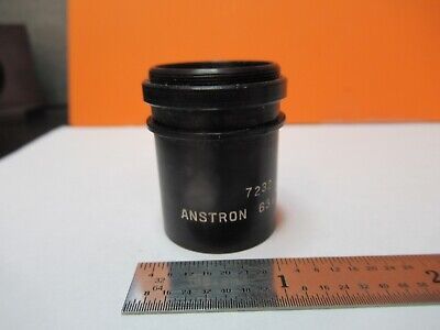 ANSTRON LENS 63mm F:8 MICROSCOPE PART OBJECTIVE OPTICS AS PICTURED &FT-6-X17