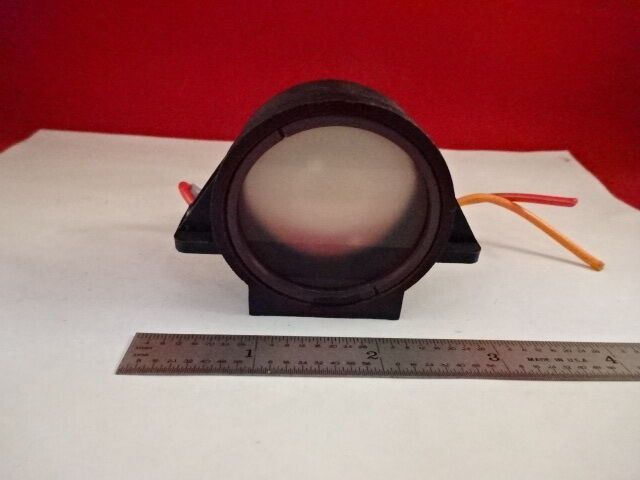 MICROSCOPE PART NIKON JAPAN MOUNTED DIFFUSER LENS OPTICS AS IS #Y5-D-06