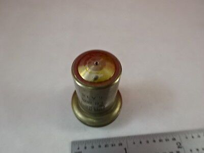 MICROSCOPE PART ANTIQUE BRASS OBJECTIVE CARL ZEISS JENA OPTICS AS IS N5-A-15