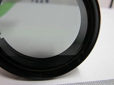 OPTICAL MICROSCOPE PART LARGE POLARIZER OPTICS BIN#Q9-32