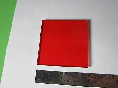 OPTICAL RED FILTER LASER OPTICS BIN #32-95-01