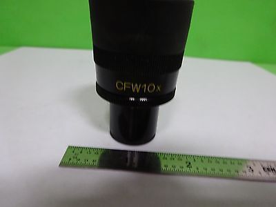 MICROSCOPE PART EYEPIECE OCULAR NIKON JAPAN CFW 10X OPTICS AS IS BIN#72-91