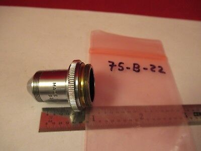 AO SPENCER AMERICAN OBJECTIVE 10X MICROSCOPE PART OPTICS AS PICTURED &75-B-22