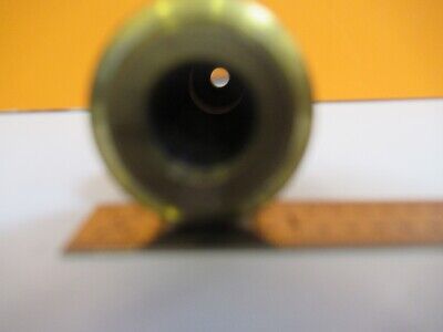 ANTIQUE JAPAN RARE BRASS OBJECTIVE UNKNOWN MICROSCOPE PART AS PICTURED &7B-B-41