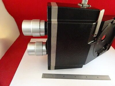 MICROSCOPE PART BAUSCH LOMB TRINOCULAR HEAD OPTICS [dirty] AS IS #21-A-04