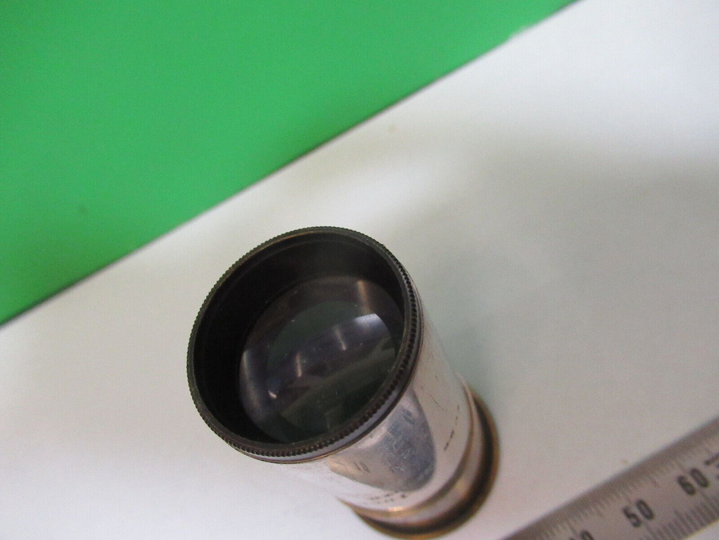 ANTIQUE BAUSCH LOMB "2 INCH" EYEPIECE OPTICS MICROSCOPE PART AS PICTURED P2-B-53