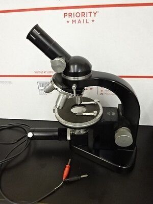 MICROSCOPE POLARIZING POL LEITZ WETZLAR GERMANY BERTRAND OPTICS AS IS B#top