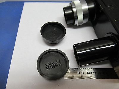 WILD M20 HEERBRUGG SWISS BINOCULAR HEAD MICROSCOPE PART OPTICS AS IS &85-60