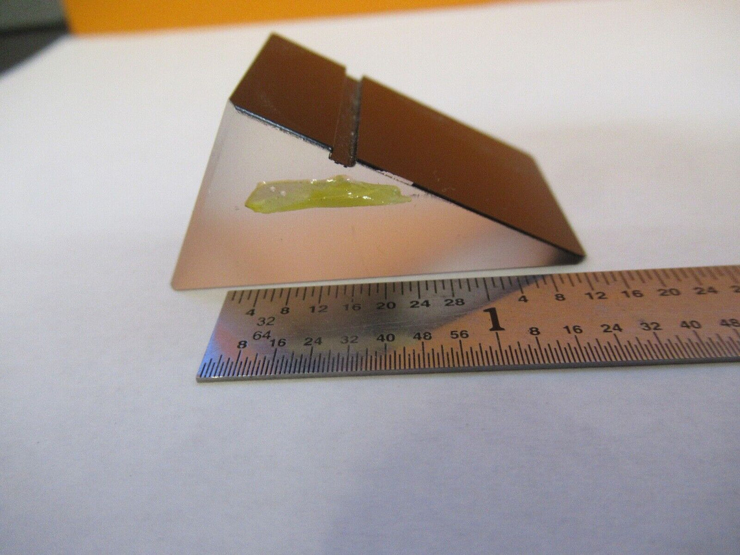 OPTICAL GLASS PRISM OPTICS AS PICTURED &5K-A-16