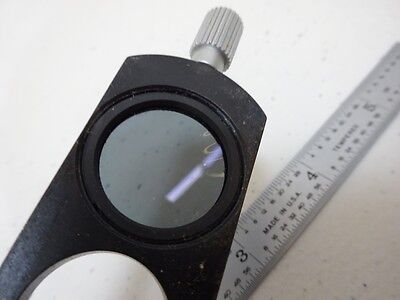 FOR PARTS MICROSCOPE PART POLARIZER SLIDE OPTICS AS IS BIN#N6-76