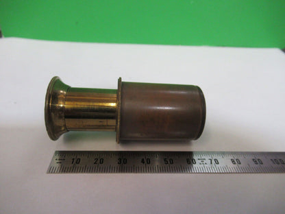 ANTIQUE BRASS RARE UK ENGLAND EYEPIECE MICROSCOPE PART AS PICTURED P2-B-25