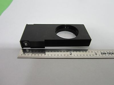 MICROSCOPE PART SLIDE FILTER M + RETICLE RULER OPTICS BIN#F2-5