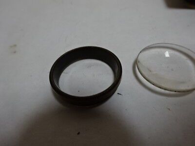 FOR PARTS BRASS ANTIQUE EYEPIECE LENS FRANCE OPTICS AS IS #96-92A