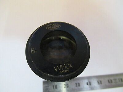 OLYMPUS JAPAN WF10X Bi EYEPIECE OCULAR MICROSCOPE PART AS PICTURED &W3-B-40