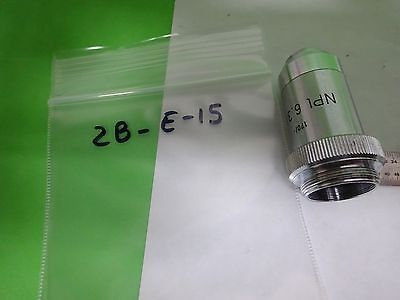 MICROSCOPE LEITZ WETZLAR GERMANY OBJECTIVE NPL 6.3X OPTICS AS IS BIN#2B-E-15