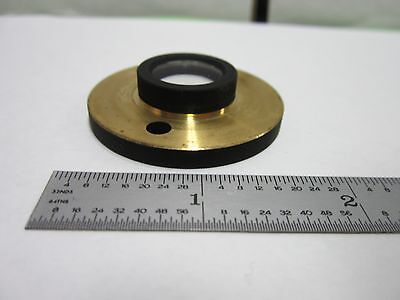 MICROSCOPE PART ZEISS GERMANY BRASS MOUNTED LENS NICE OPTICS AS IS BIN#Q4-R-09