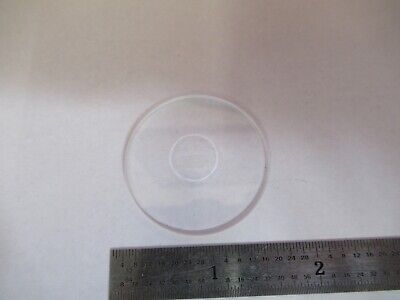 OPTICAL BK7 GLASSROUND PL-CC CENTRE LENS MIL-SPEC OPTICS AS PICTURED &27-B-20