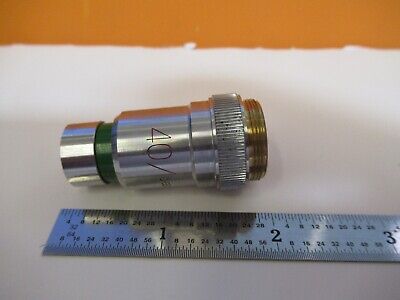 VICKERS UK ENGLAND OBJECTIVE 40X OPTICS MICROSCOPE PART AS PICTURED #1E-C-06