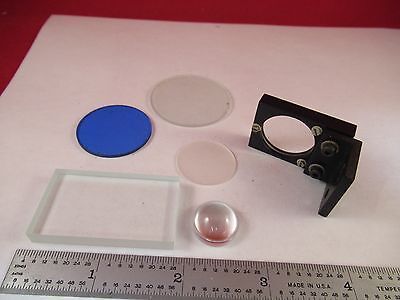 LOT OPTICAL LENS FILTER ETC OPTICS AS PICTURED &W1-A-19