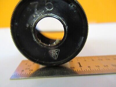 ANTIQUE BAUSCH LOMB EYEPIECE 7.5 OPTICS MICROSCOPE PART AS PICTURED &8M-A-70