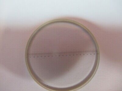 OPTICAL RETICLE MICROMETER INSERT OPTICS MICROSCOPE PART AS PICTURED &A5-A-09