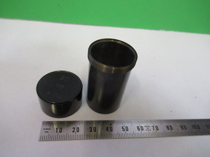 CARL ZEISS GERMANY  EMPTY CANISTER OBJECTIVE MICROSCOPE PART AS PICTURED S2-C-33