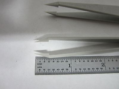 LOT 2 EA LERLOY PLASTIC FINE TWEEZERS FOR LAB OR OPTICS AS IS BIN#L4-26